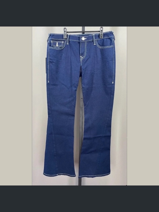 True Religion Pants - NEW True Religion Pants Womens 31 blue flare Joey designer boho indie